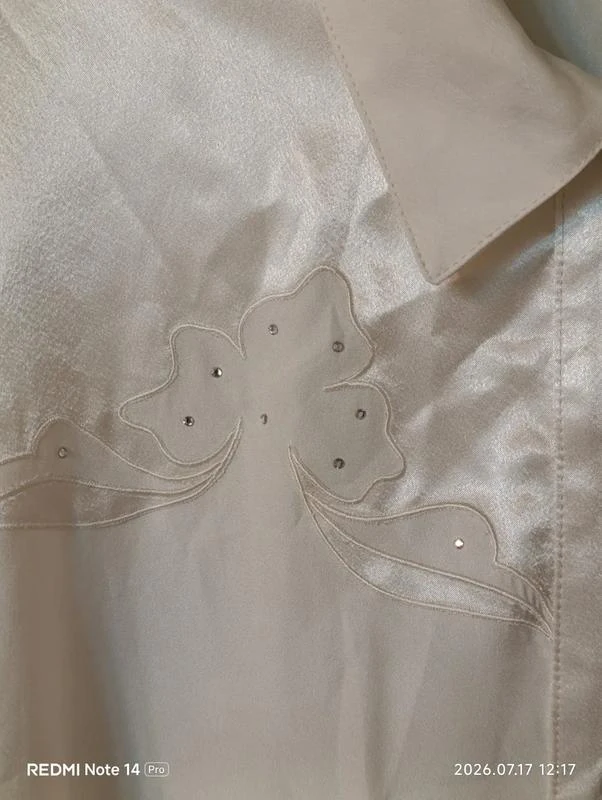 Vintage Karylo's mode blouse met strass T52 R853 – photo 5